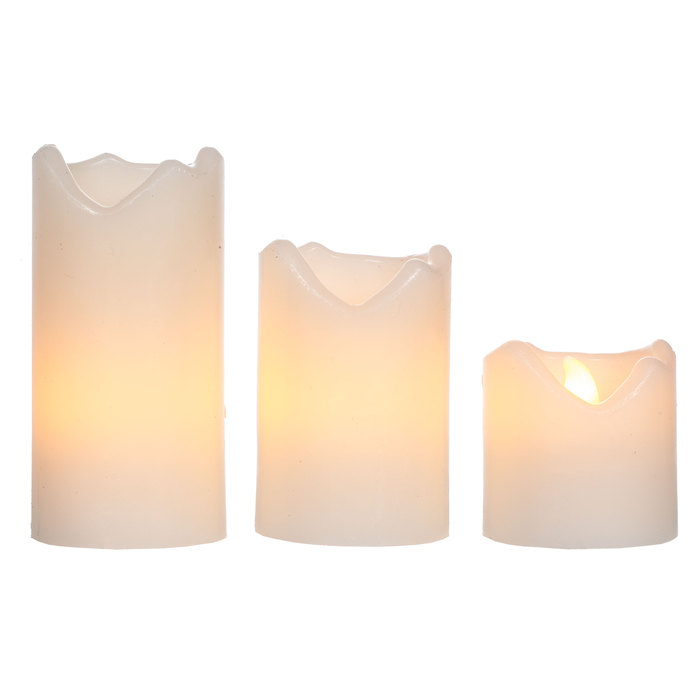 Ivory Pillar LED Candles Hobby Lobby 475665